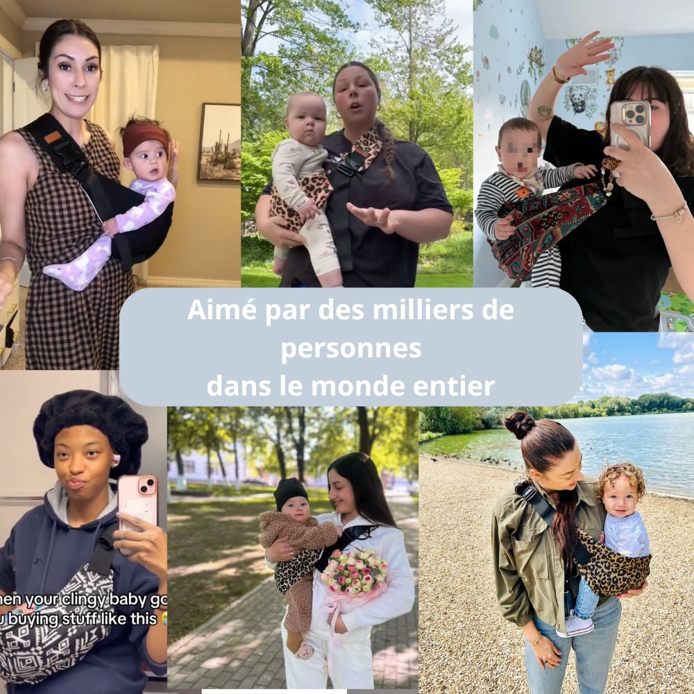 Porte bébé ergonomique : Soulagez votre Dos & Apaisez votre Bébé